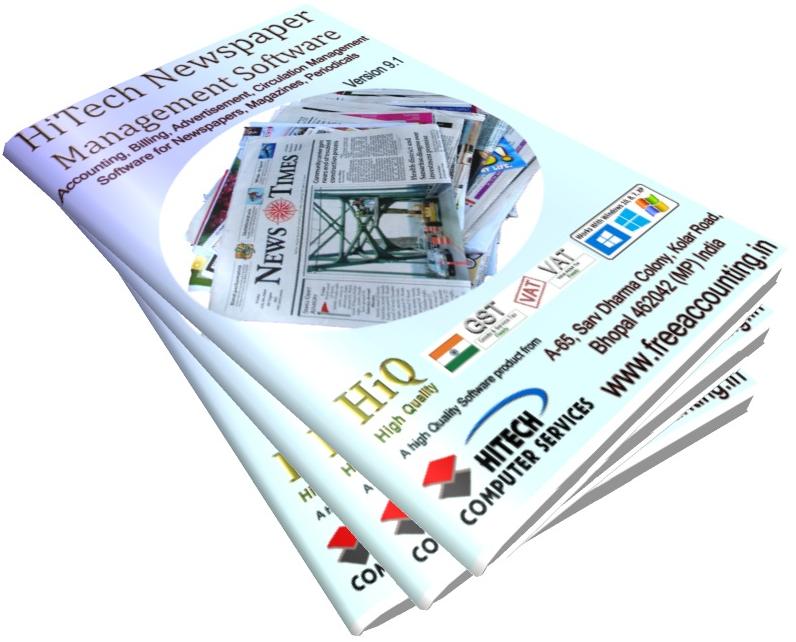 Newspaper publishing software , magazine, newspaper software, Accounting Software for Newspapers, Publish, Website Development, Hosting, Custom Accounting Software, Newspaper Software, Accounting software and Business Management software for Traders, Industry, Hotels, Hospitals, Supermarkets, petrol pumps, Newspapers Magazine Publishers, Automobile Dealers, Commodity Brokers etc
